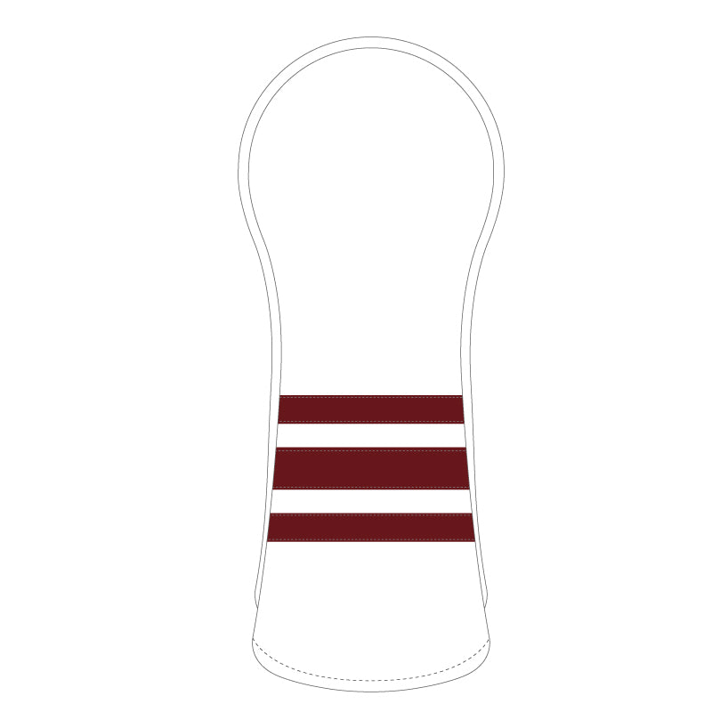 Personalized Horizontal Stripes Wood Headcover With Your Logo And Name - Craftsman Golf