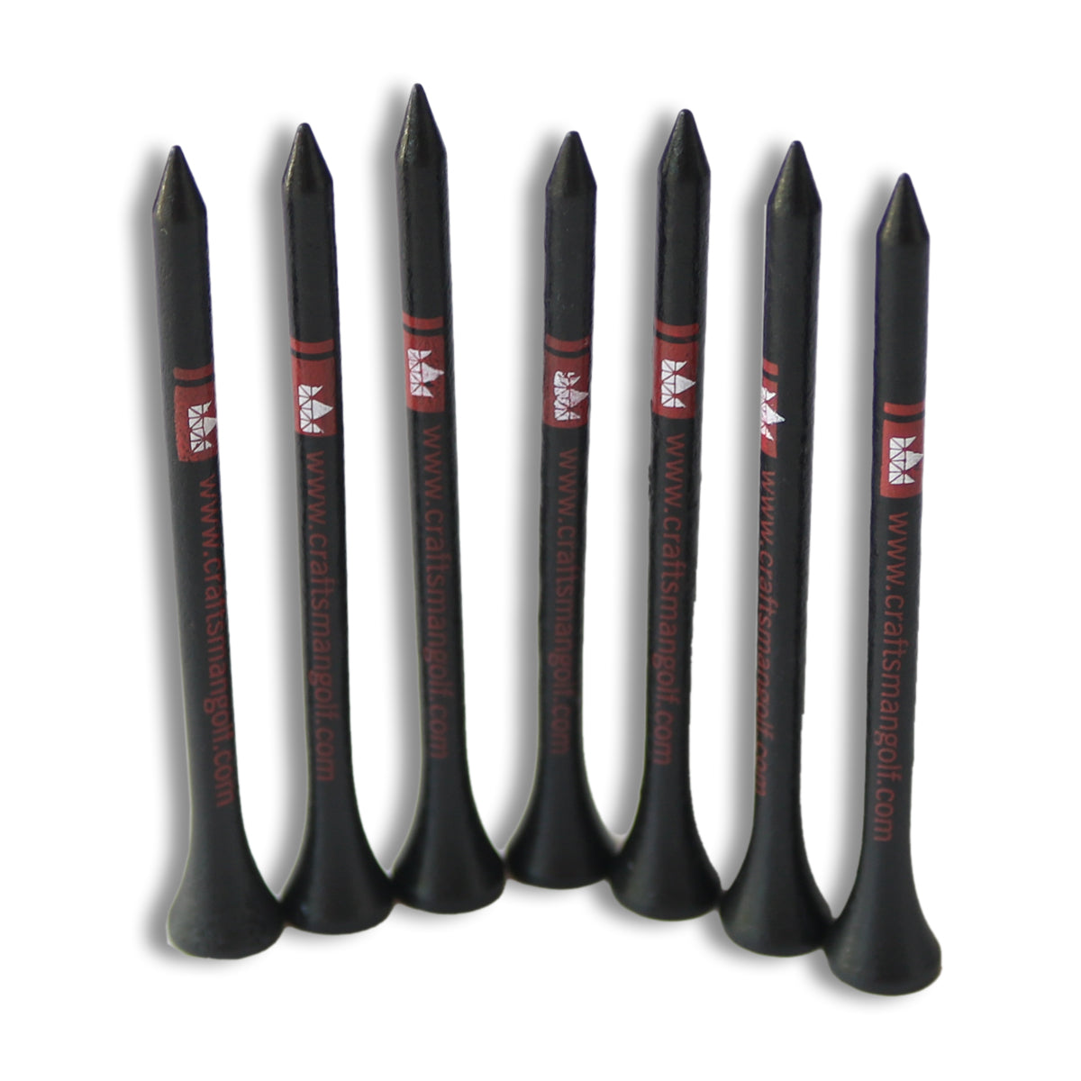 Wood Wooden Golf Tees Pack of 100 Tees Size 3-1/4 inch