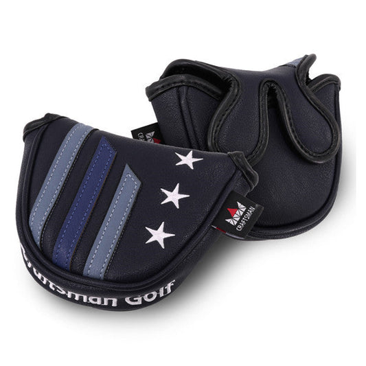 Stars&Stripes Mallet Putter Headcover(Dual Magnetic straps) - CraftsmanGolf