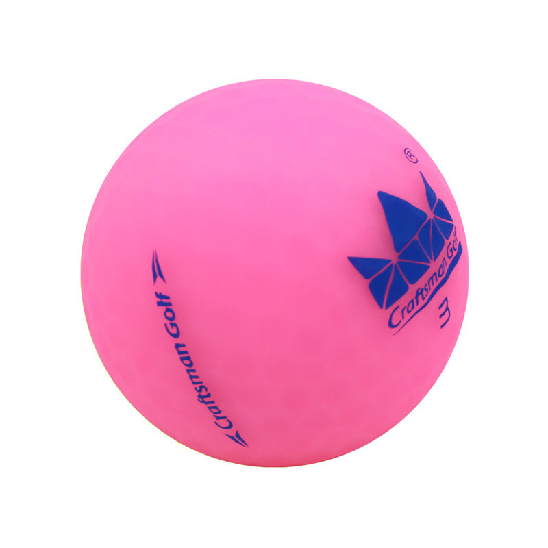 High Performance Matte Finished Colorful Soft Golf Balls 1pc