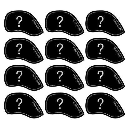 New Customization Personalized Golf Iron Head Covers 12pcs