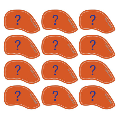 New Customization Personalized Golf Iron Head Covers 12pcs